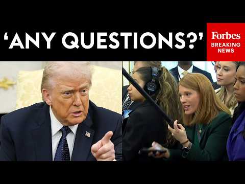 BREAKING NEWS: Trump Takes Question After Question About Iran War From Reporters In The Oval Office