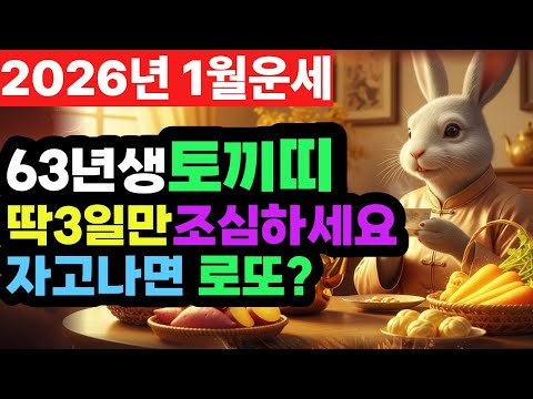 "Born in 1963, the Year of the Rabbit, never go 'here' in January! You'll be in real trouble (and...