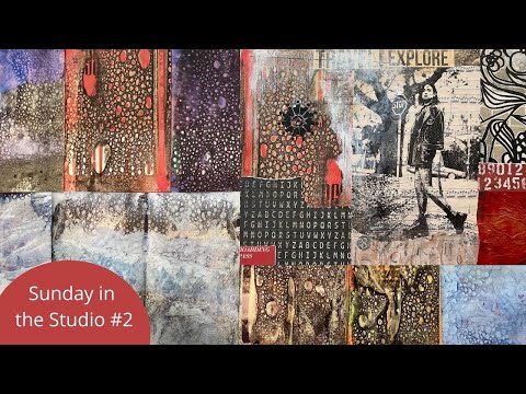 Creating Exciting Collage Papers By Dissolving National Geographic Pages
