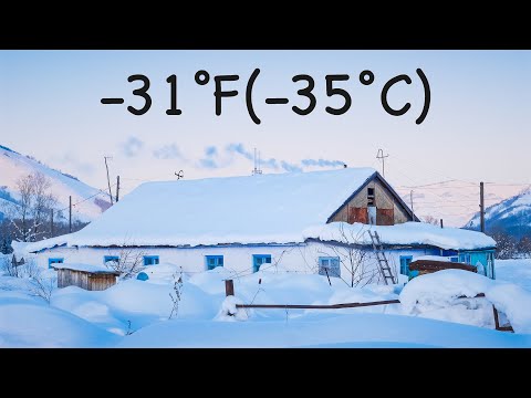 Drowning in snow, life in a Russian Village in Kazakhstan