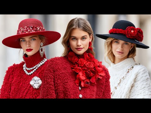CHANEL-Inspired Christmas Looks | Romantic Red Elegance & Feminine Style
