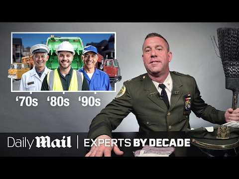 New York Sanitation Worker Life 1980s vs 90s vs Today | Experts By Decade | Daily Mail
