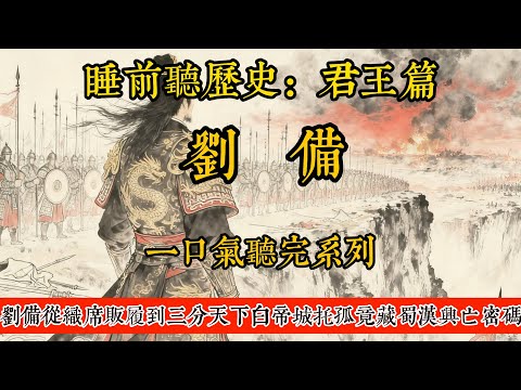 睡前听历史-刘备：一口氣聽完看劉備從織席販履到三分天下，白帝城托孤竟藏蜀漢興亡密碼？    #歷史#助眠#聽歷史#雨聲#白噪音#歷史人物#一口氣#Chinese history movie