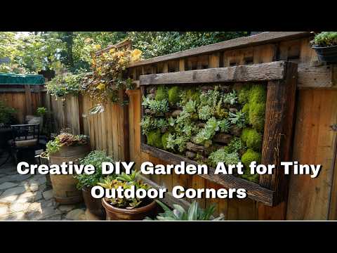 No Backyard? No Problem: Creative DIY Garden Art for Tiny Outdoor Corners
