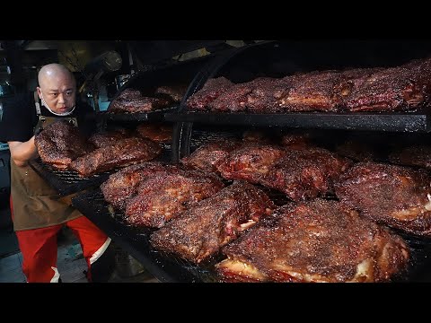 연매출 20억! 365일 장작불이 꺼진적 없는 바베큐? 손님들로 미어터지는 고기덕후 유명 연예인의  바베큐집┃Original Texas BBQ /Korean street food