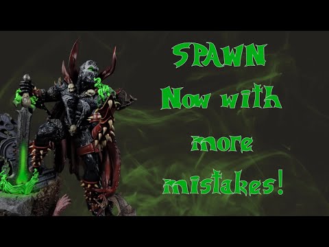 How to paint Spawn (and make lots of mistakes).