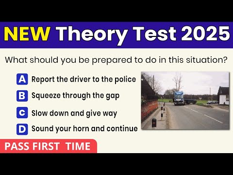 Theory Test 2025 UK Revision | DVSA Style Latest Questions (DON'T MISS) | Pass First Time
