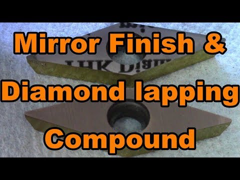 Carbide with mirror finish using diamond compound, less than $30 from Banggood