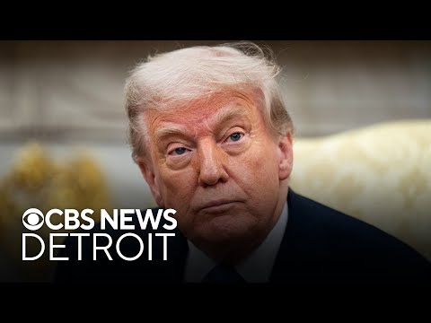 Trump heads to Michigan for rally to mark his first 100 days in office