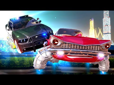 Герои Нашего Города В БУДУЩЕМ. Мультфильм, как полицейские машинки ловят грабителей