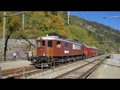 With the Ae 6/8 205 over the Lötschberg – A legend hauls the Lötschberg Express to Brig | SwissRails