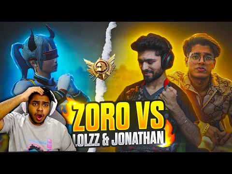 WORLD's RANK 1 AKM 15 KD PLAYER EVEN JONATHAN IS SCARRED?? ZORO LIVE BEST Moments PUBG Mobile