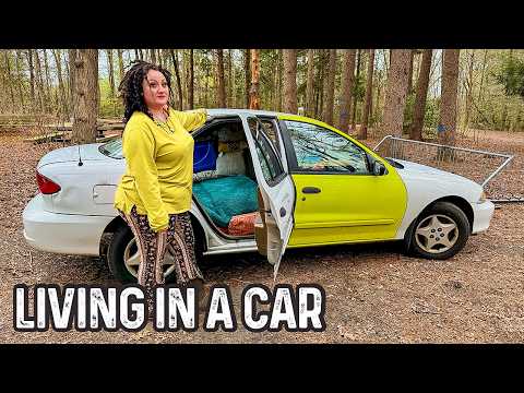 Living in a Car Daily Routine - High Rent Costs Forced Me Here