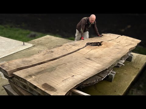 🔨 Crafting a Masterpiece: Epoxy Table from 200-Year-Old Ash Wood! PART 2