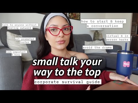 How to survive corporate small talk (in office & remote)
