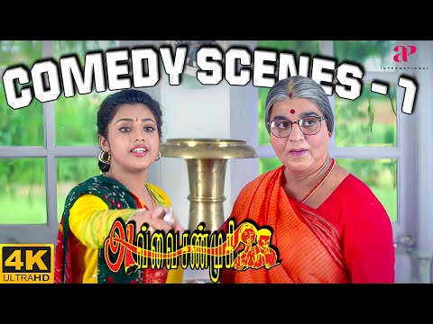 Avvai Shanmugi Comedy Scenes Part-1 | Kamal Haasan | Meena | Gemini Ganesan | Crazy Mohan Comedy