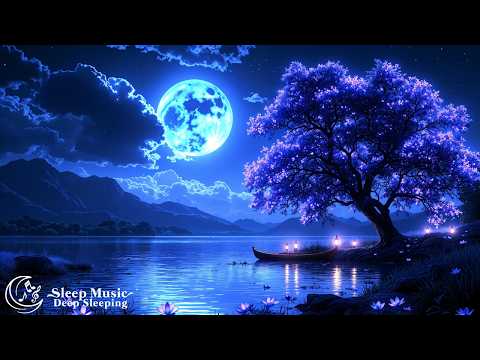(No Ads) Tranquil Moon Night For Deep Sleep • Deep Relaxation & Stress Relief • Calm Your Mind