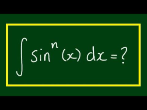 Reduction Formula for Integral of ∫sin^n(x)dx