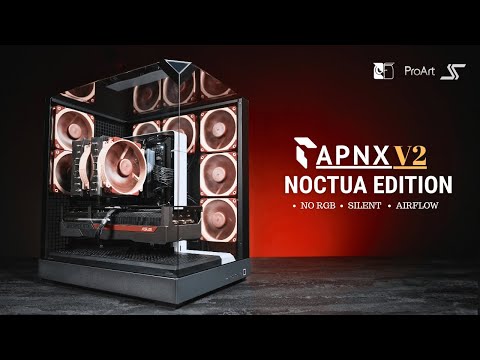 NO RGB. NO NOISE. Just Airflow — APNX V2 x Noctua Build