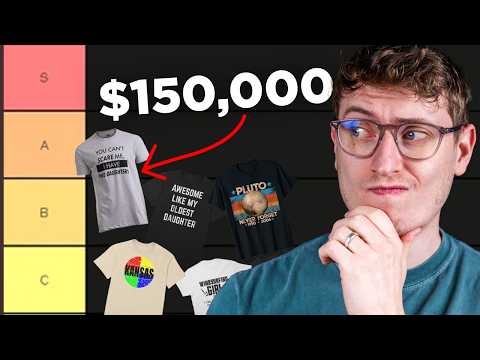 Successful Seller Ranks the Most Sold T-Shirts Designs!