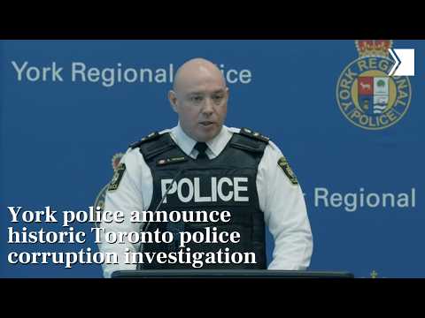 York Regional Police presser details historic level of police corruption for Toronto