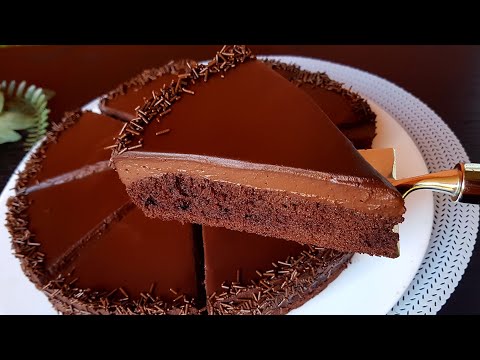 5 SPOONS CAKE! The best chocolate CAKE 🍫! Melts in your mouth.