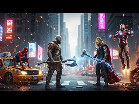 The Epic Battle Kratos vs Marvel Superheroes Expert Analysis