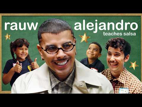 Rauw Alejandro Salsa Dances with 1st Graders