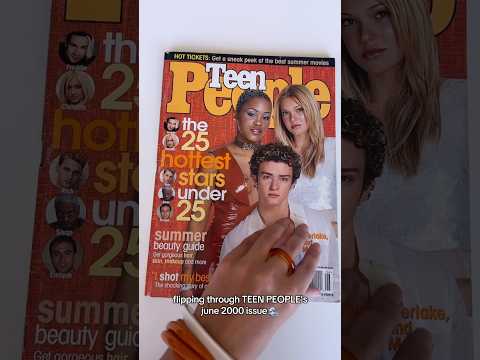 What Was In The June 2000 Issue of TEEN PEOPLE Magazine? βοΈ
