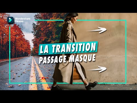 Create the PASSAGE TRANSITION in mask (walk by) || Filmora 12 TUTORIAL
