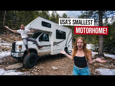 2 Days in the SMALLEST MOTORHOME in America! - Can We Actually Live in This??