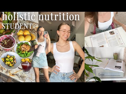 Day in the life of a holistic nutrition student + what I eat in a day🌱 get to know me
