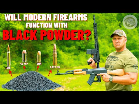 Will Modern Firearms Function With Black Powder? (AR-15, AK-47, Glock 17 & More!!!)