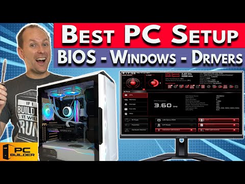 🛑 Get MAX FPS 🛑 How to Set Up PC After Build | Bios, Windows, Drivers | Best PC Setup