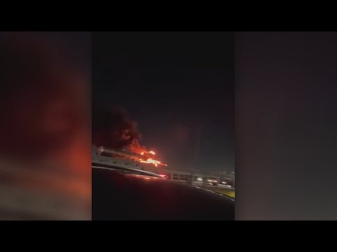 18-wheeler fire causes traffic nightmare in South Houston