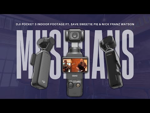 DJI Pocket 3 Indoor Footage | No External Mic | Musicians Save Sweetie Pie & Nick Franz Watson