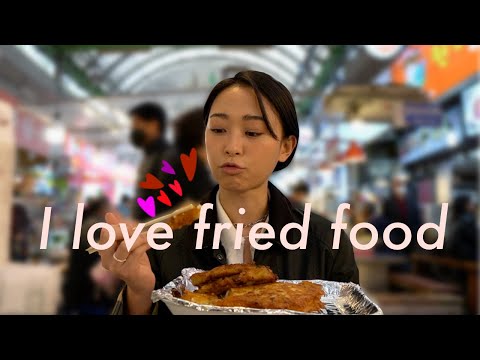 KOREAN STREET FOOD VLOG #1// Gwangjang Market, Seoul