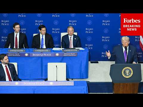 BREAKING NEWS: President Trump Opens The First Meeting Of 'Board Of Peace'