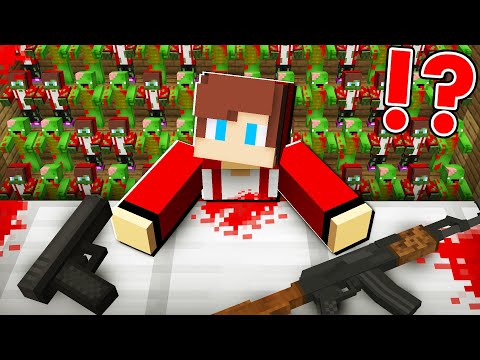 Why ZOMBIE Mikey and JJ ATTACKED JJ in ZOMBIE APOCALYPSE ? - Minecraft (Maizen)