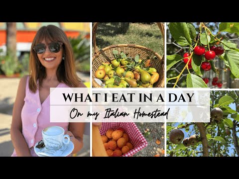 What I Eat In a Day On My Italian Homestead