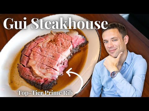 Eating at Gui Steakhouse. One of the Most EXCITING New Places for Steak in NYC