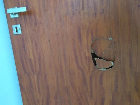 How to repair a door with holes/how to repair a door with holes/ 100%?