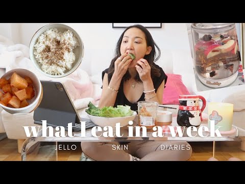 What I Eat In A Week for JELLOSKIN (healthy & balanced meals)