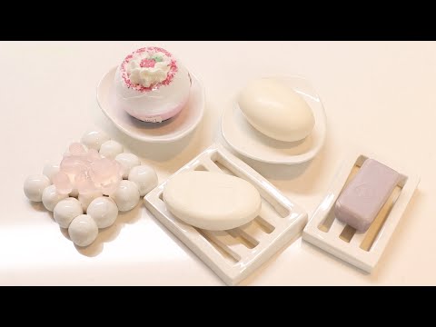 White porcelain soap dish using plate work 판작업으로 만든 비누받침대(백자 흙)
