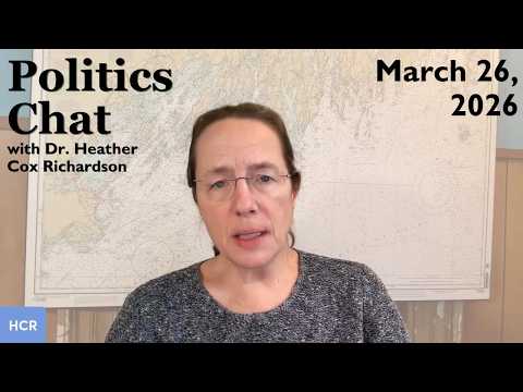 Politics Chat, March 26, 2026