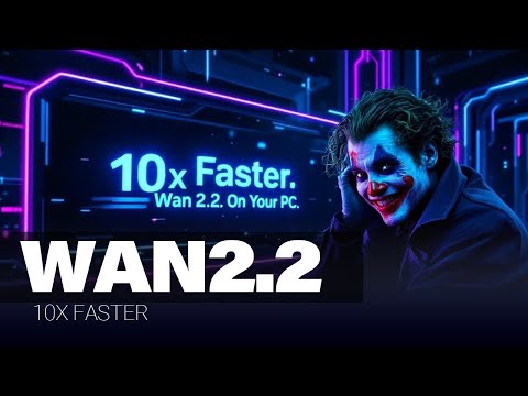 10× Faster Wan 2.2 in ComfyUI – Text to Video & Image to Video