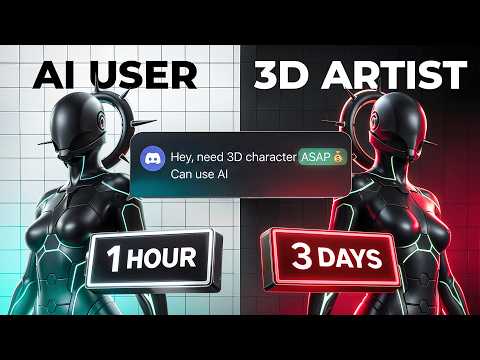 AI Speedrun: Making a 3D Character in 1 Hour