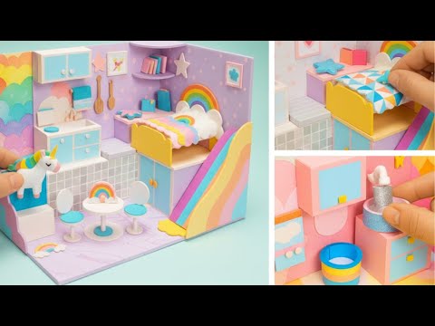 A casinha em miniatura mais fofa do mundo: constrói e decora passo a passo! 🏡✨