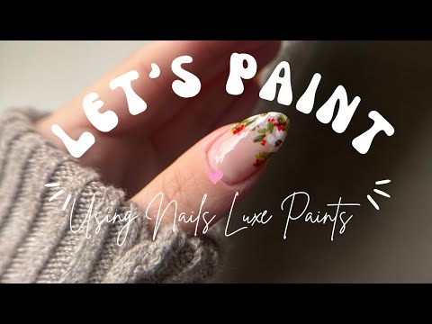 Paint a festive floral tip with me