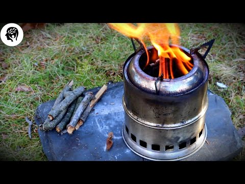 Best budget stainless steel wood gas stove for camping, backpacking, and bushcraft!